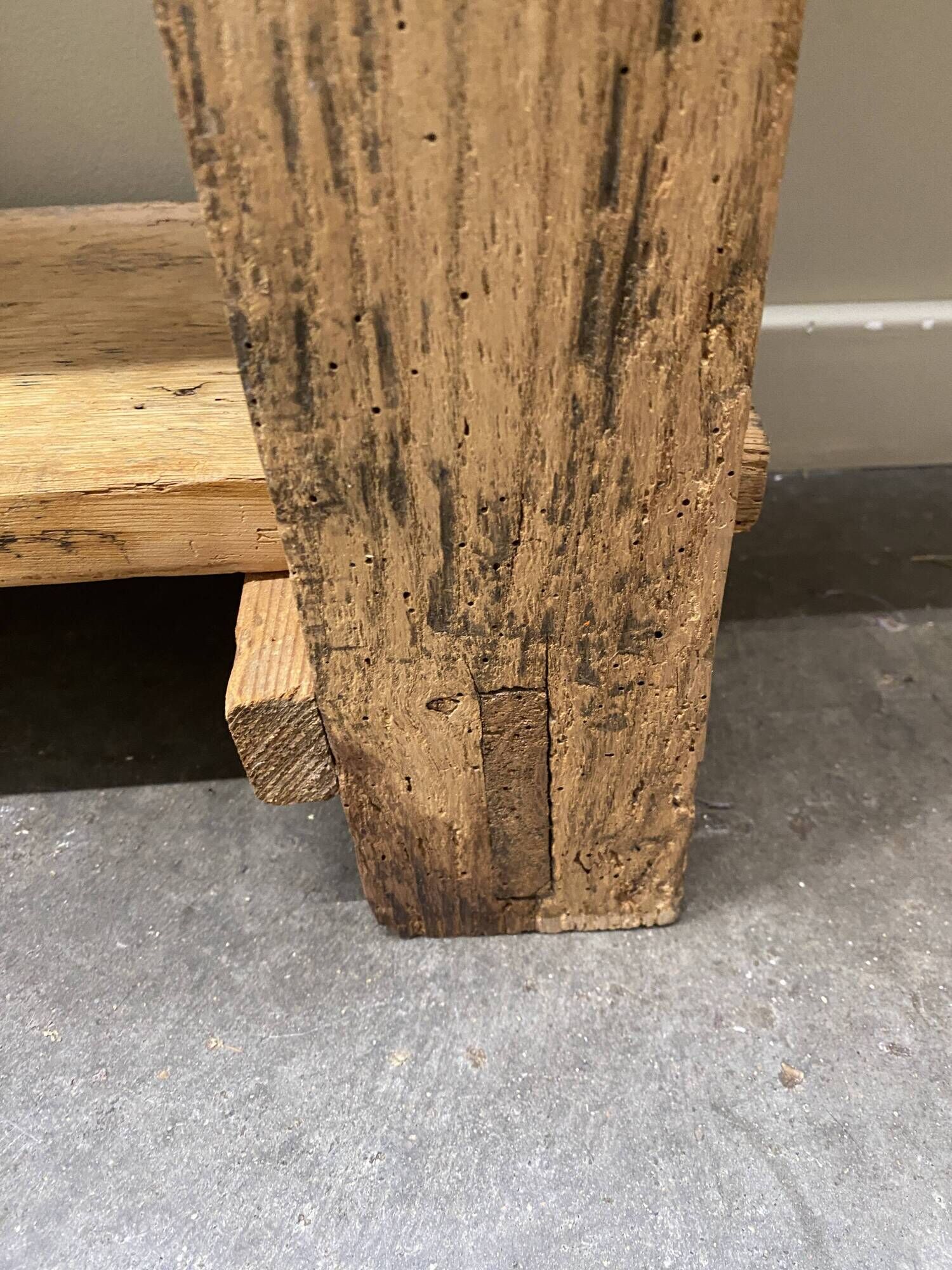 renovated carpenter's bench