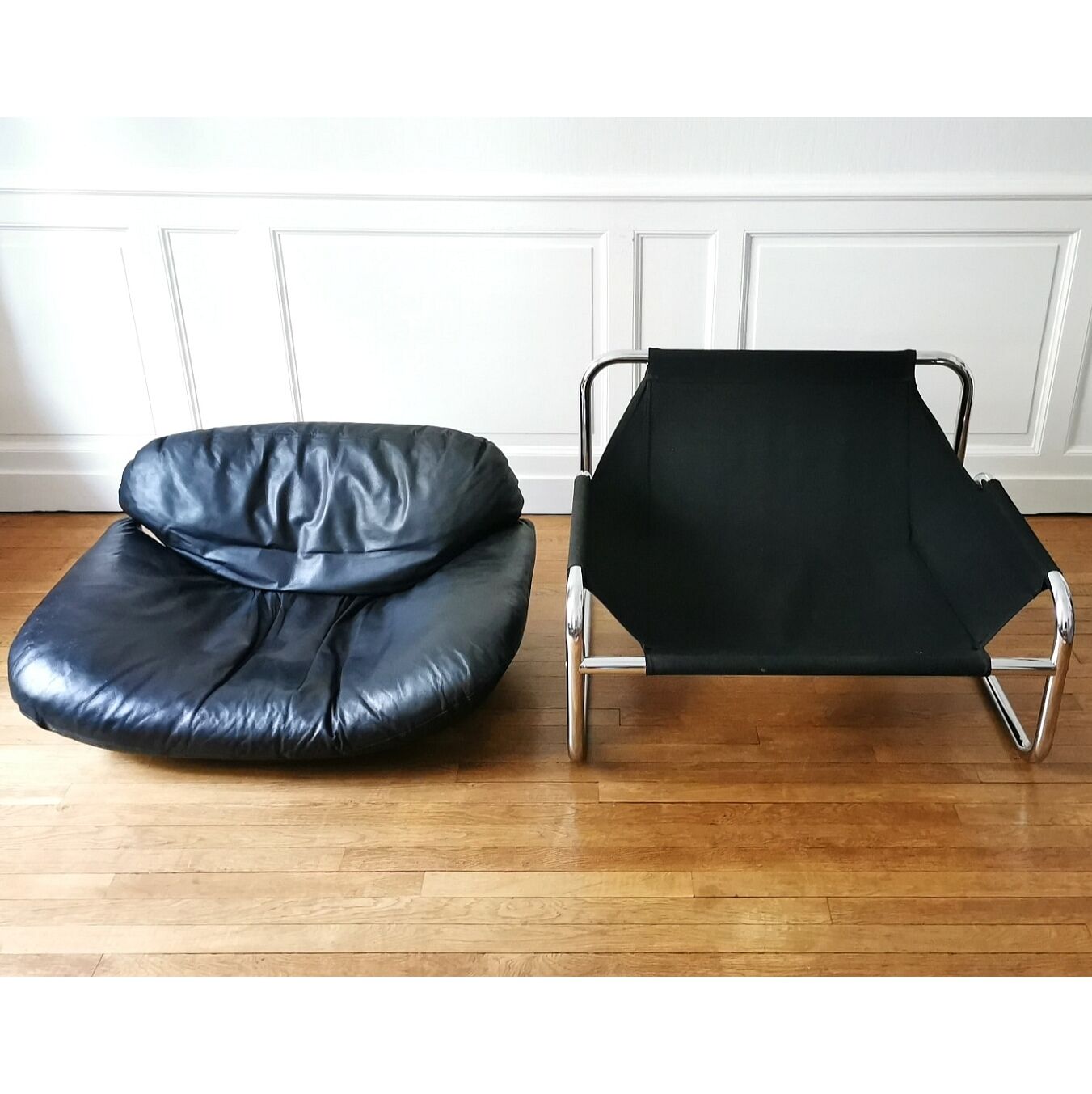 Pair of lounge chairs by Johan Bertil Haggstrom, Swed Form edition