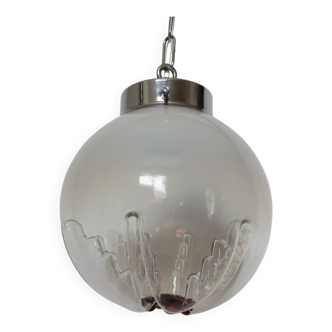 Mazzega pendant lamp in murano glass from the 60s