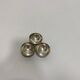 Silver Plated Triple Table Bowl Art Deco 1940s Salt & Pepper Sauce Egg Cup