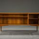Mid-century Danish teak executive desk by Arne Vodder for H.P. Hansen, 1960s