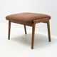Mid century stool, footrest, 1960´s, Czechoslovakia