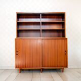 Burwood bookcase, mahogany and display case, 1976