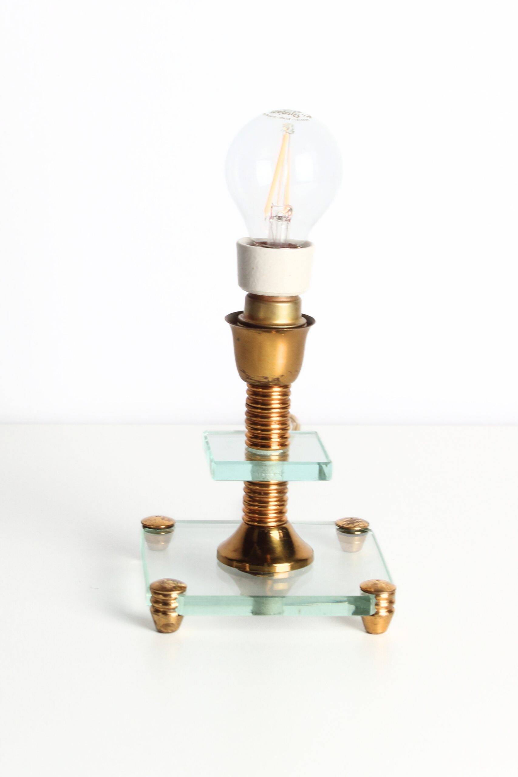 Small table lamp, in the style of Pietro Chiesa for Fontana Arte.