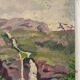 Oil painting landscape mountain 1939