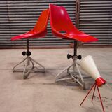Pair of swivel chairs by Miroslav Navratil for Vertex