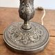Silver Metal Lamp Base Louis XVI Regency Style Candle Holder 19th Century