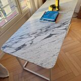 Carrara marble table