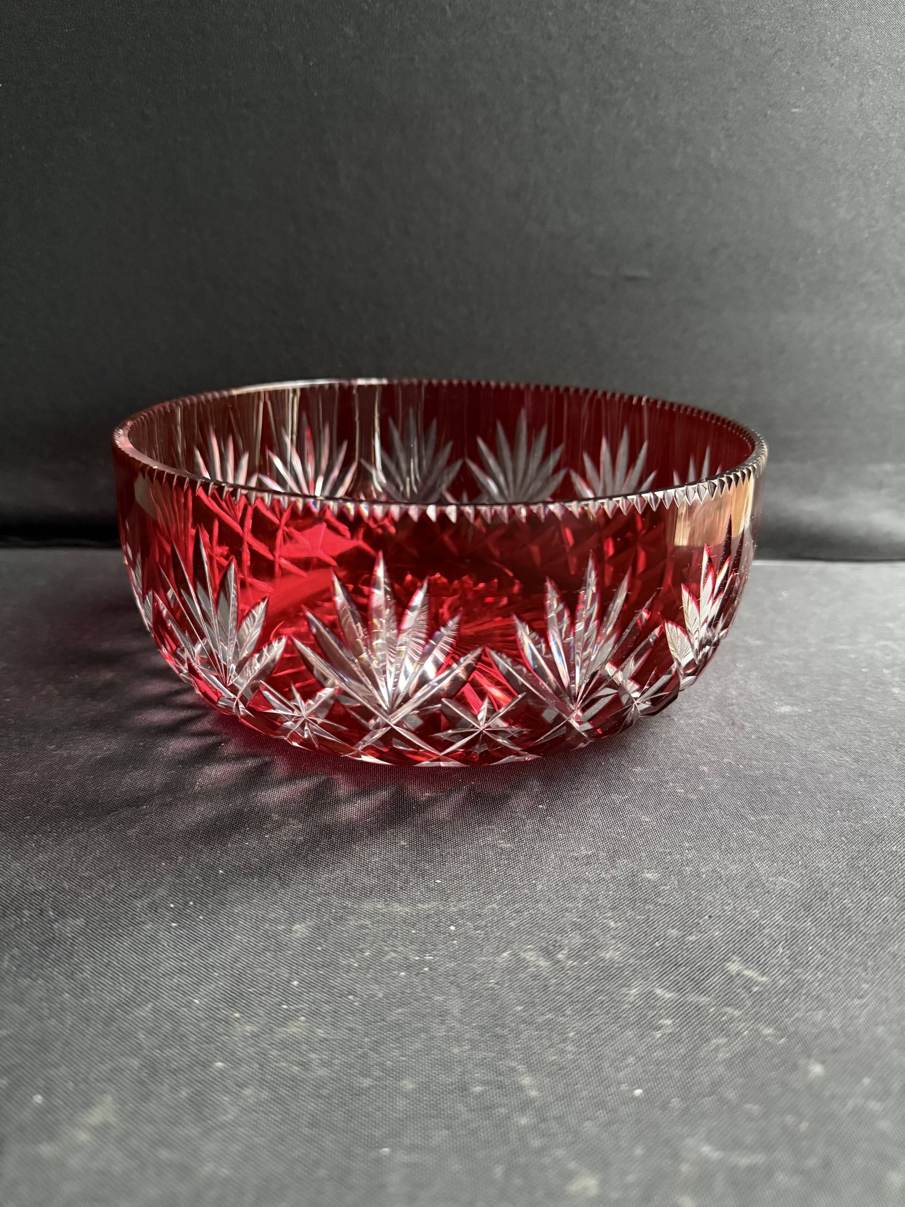 Color-lined crystal cup – Saint Louis Massenet