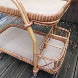 Rattan trolley - circa 1970s