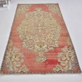Red & Beige Oushak Rug sku 2489