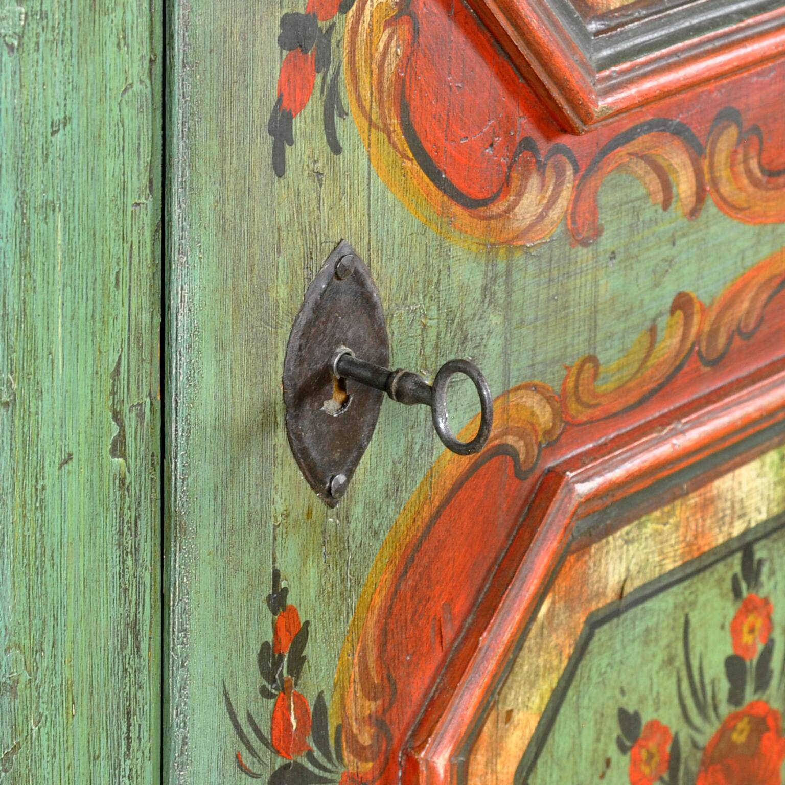 German wedding cabinet, dated 1824