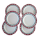 6 plates with duck decoration Made in Italy