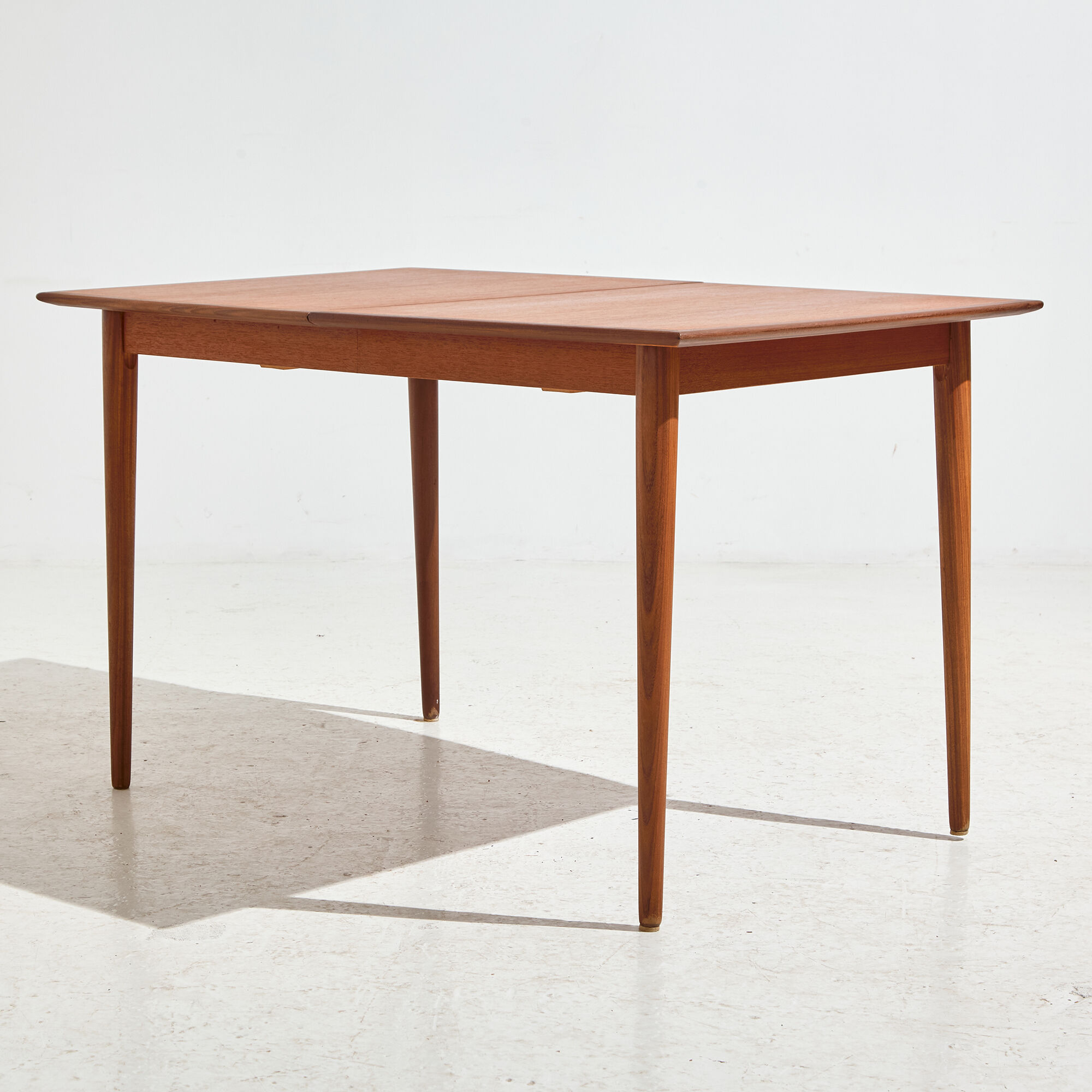 Restored teak dining table