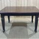 English mahogany table from the 1930s with an extension