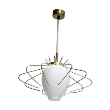 Mid-Size French Spider hanging in the Style of Arredoluce