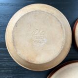 Series of 4 Gien sandstone bowls