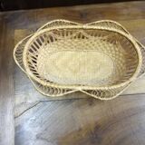 Vintage rattan basket