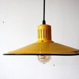 Suspension vintage jaune style Mategot