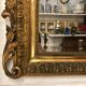 Miroir doré Louis XVl