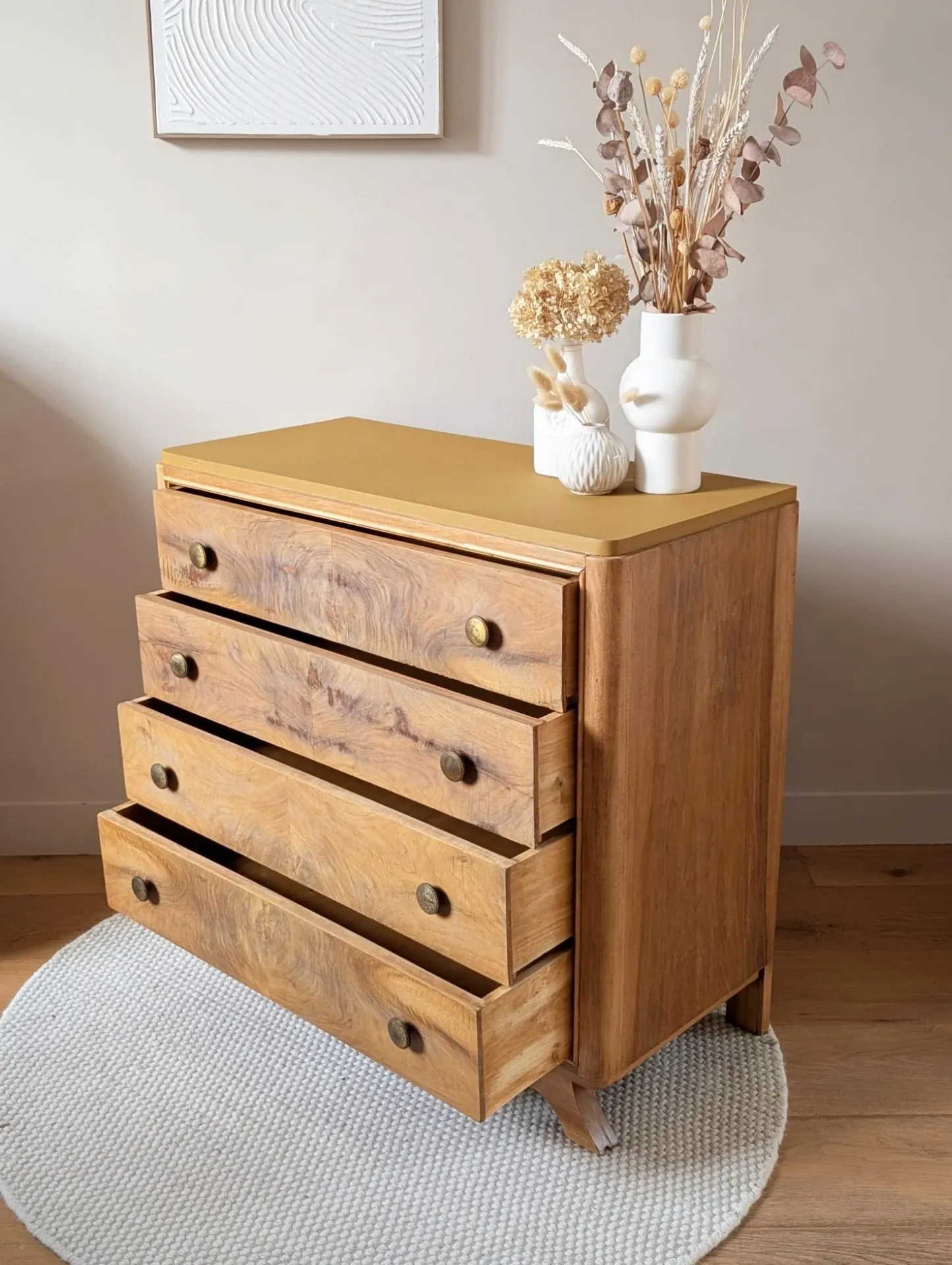 Renovated Art Deco chest of drawers
