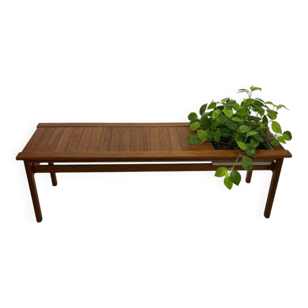 Table d'appoint vintage, table de chevet, table à plantes des années 60.