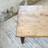 Table de ferme en pin, 1950