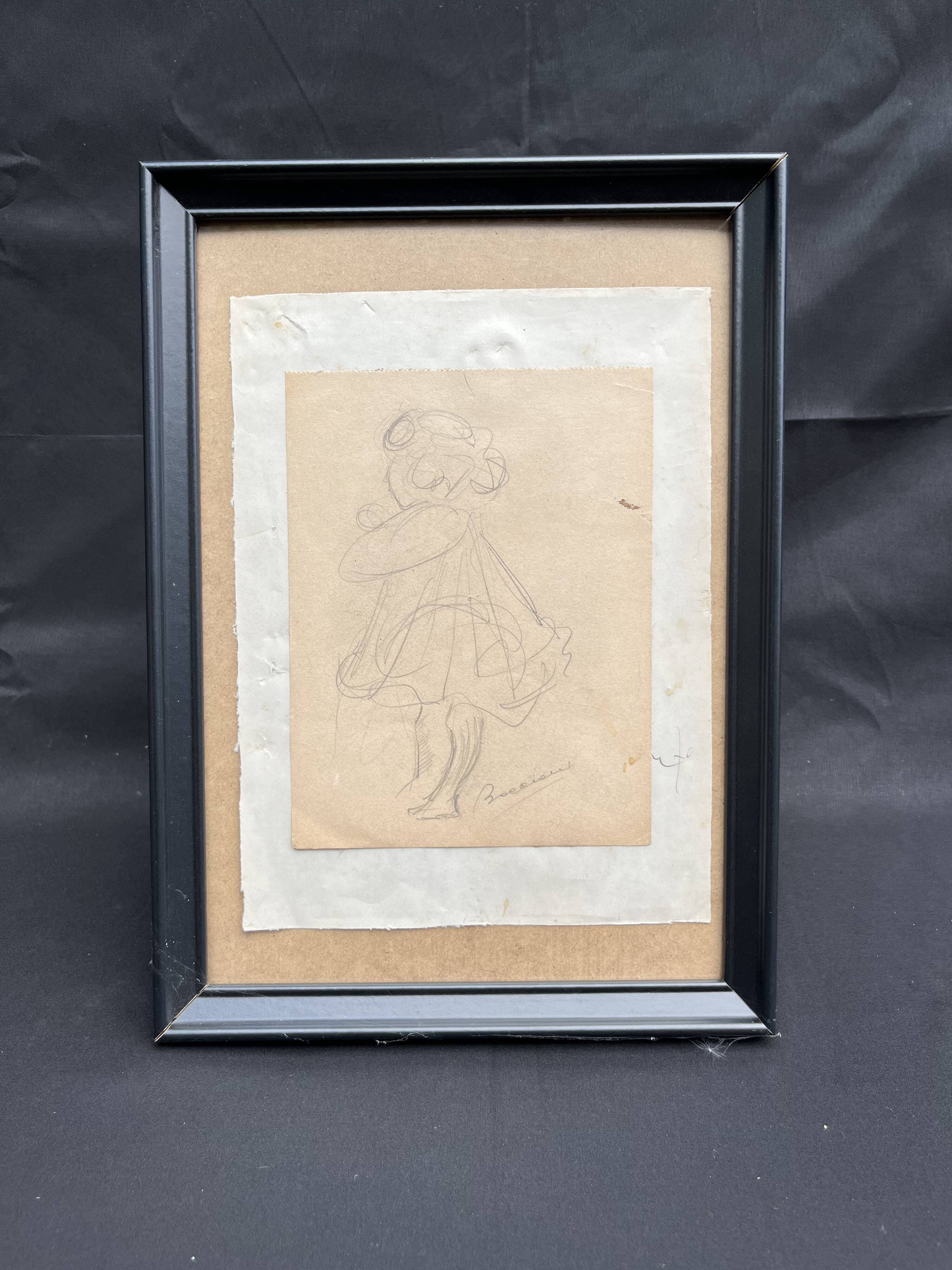 Drawing Umberto Boccioni