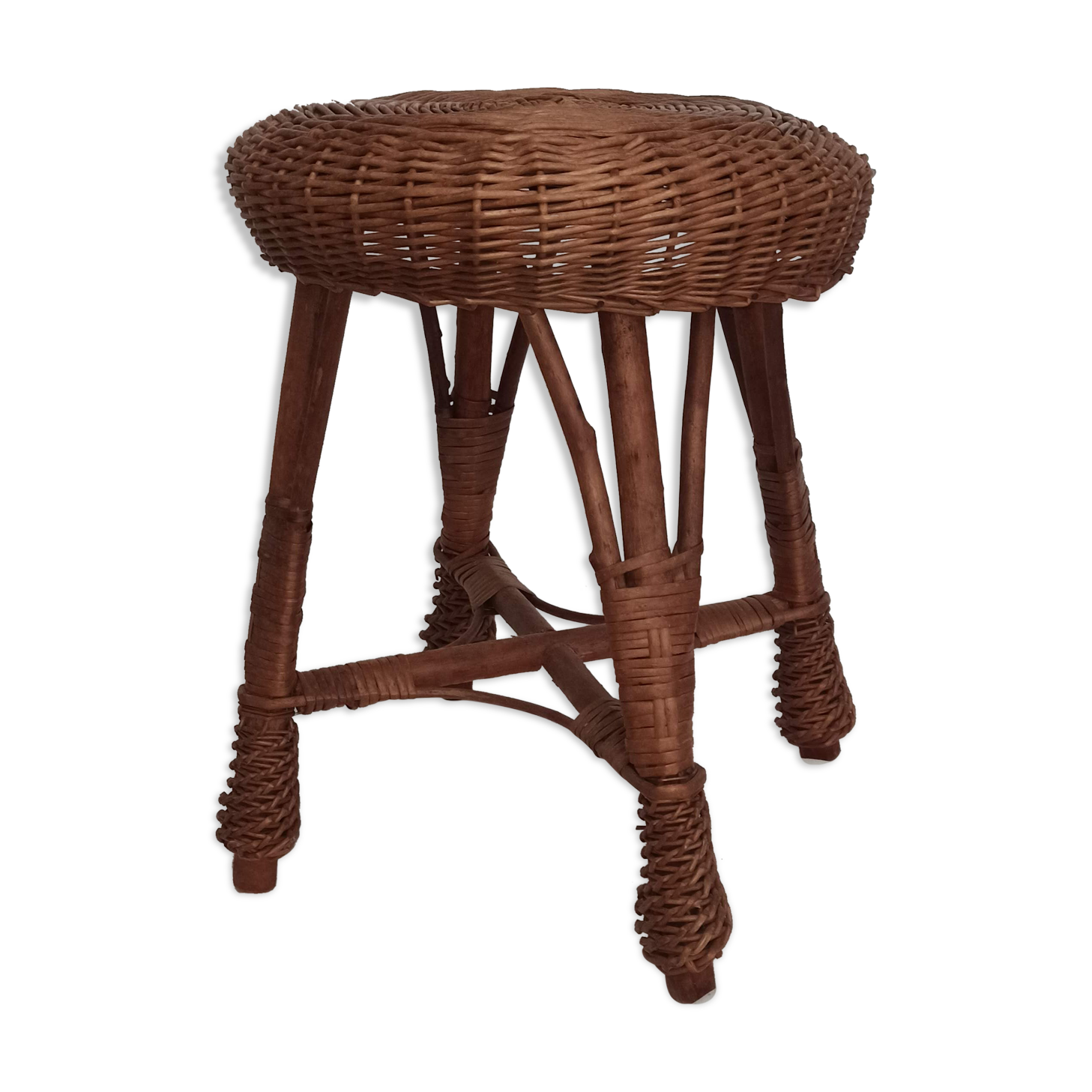 Rattan stool