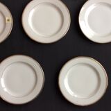 Old dessert plates, mignardises, Limoges porcelain