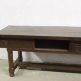Oak Farmhouse Table or Console Table, Late 18th Century