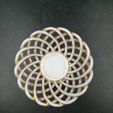 Malicorne earthenware opened basket