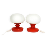 Glass Table Lamps by Stepan Tabery for Osvetlovaci Sklo, 1970s,