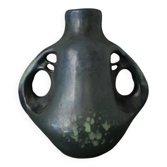 Vase Amphora irisé par Paul Dachsel