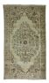 Tapis Oushak Vintage – Vert Pastel & Motifs Classiques, 167 x 276 cm