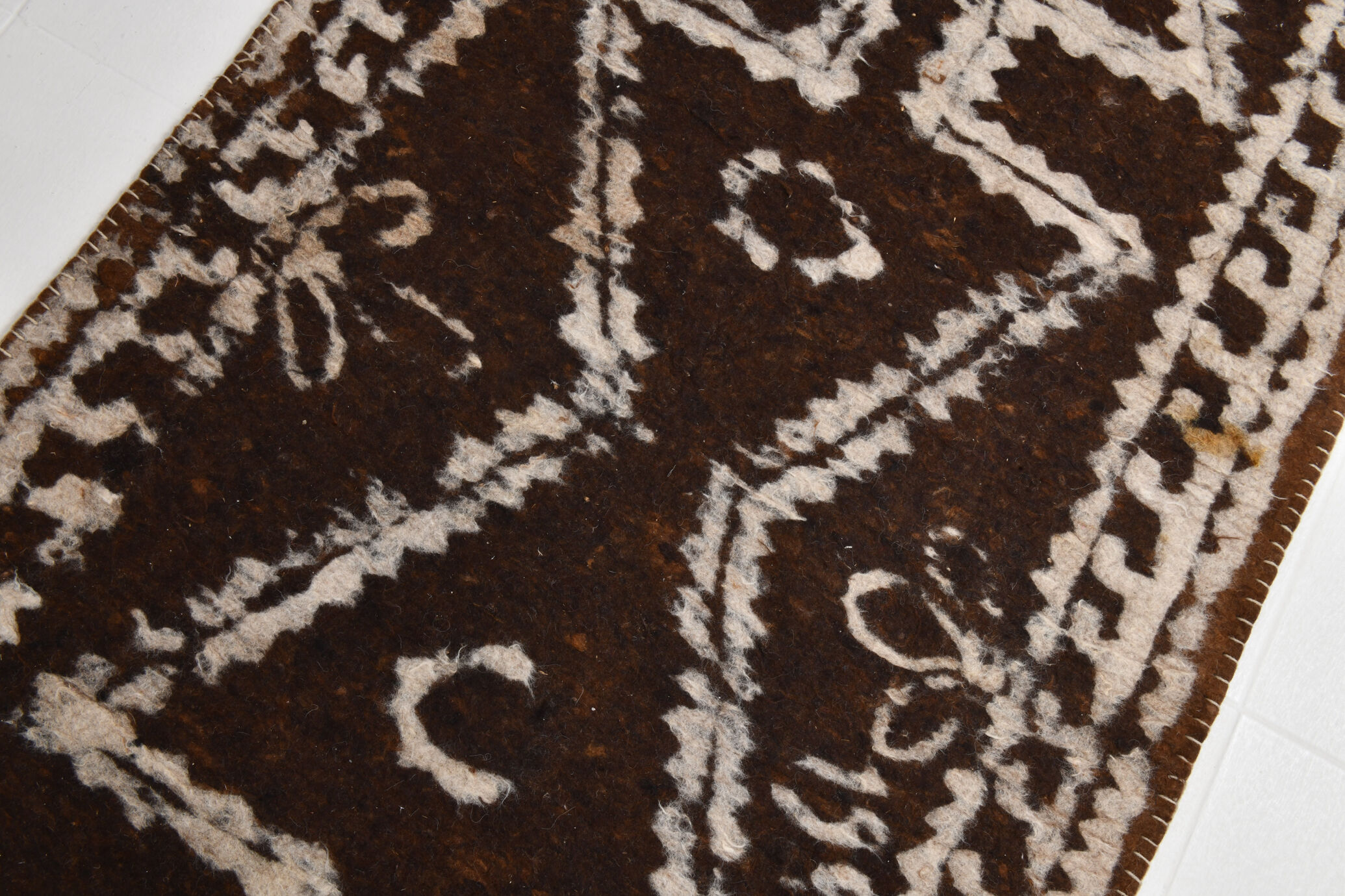 3x13 unique anatolian vintage runner rug,101x398cm