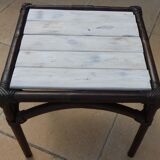 Coffee table bamboo with wooden top