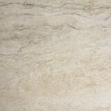 Coffee table year 70 wood and travertine