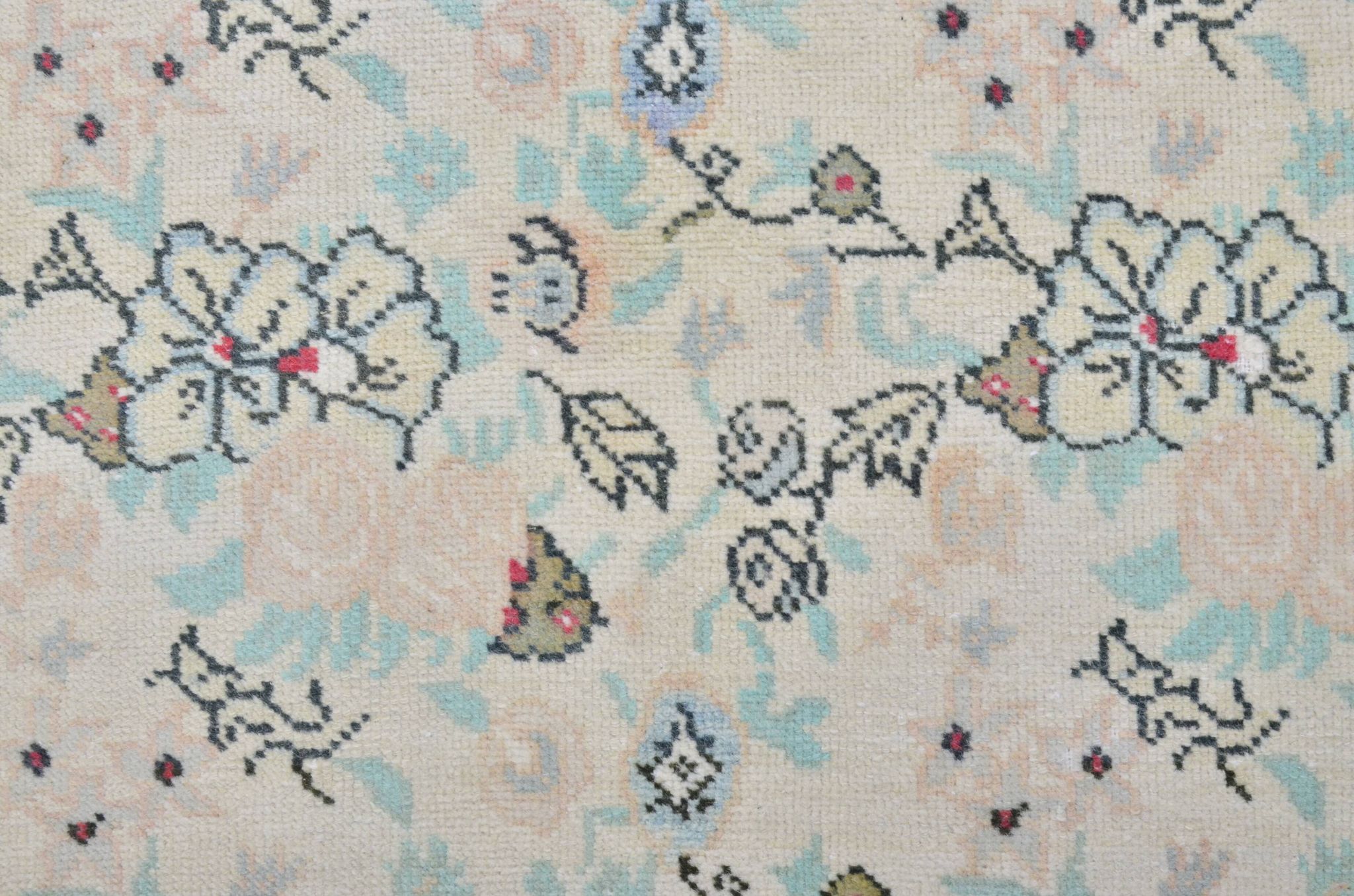 Beige Turkish Floral Carpet sku 3335