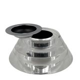 Space age lucite conical smoking set, Italy 1970