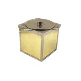 Hollywood regency golden Ice Bucket, Italy, ca. 1970s
