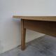 Table basse de ferme rustique en chêne massif Aérogommer - 1m18.5