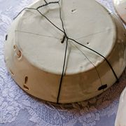 3 assiettes en faïence de Nevers XVIIIème