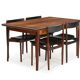 Danish Palisander Dining Set by Henry Rosengren Hansen