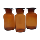 Trio of apothecary pots
