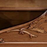 Blond Mahogany Bookcase, Art Nouveau – Early 20th Century