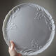 Vintage/antique large pie dish fine white Limoges porcelain.