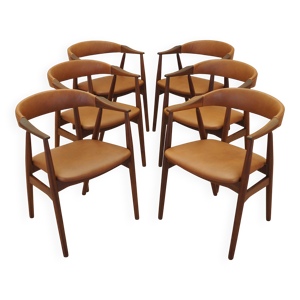 6 chaises danoises en
