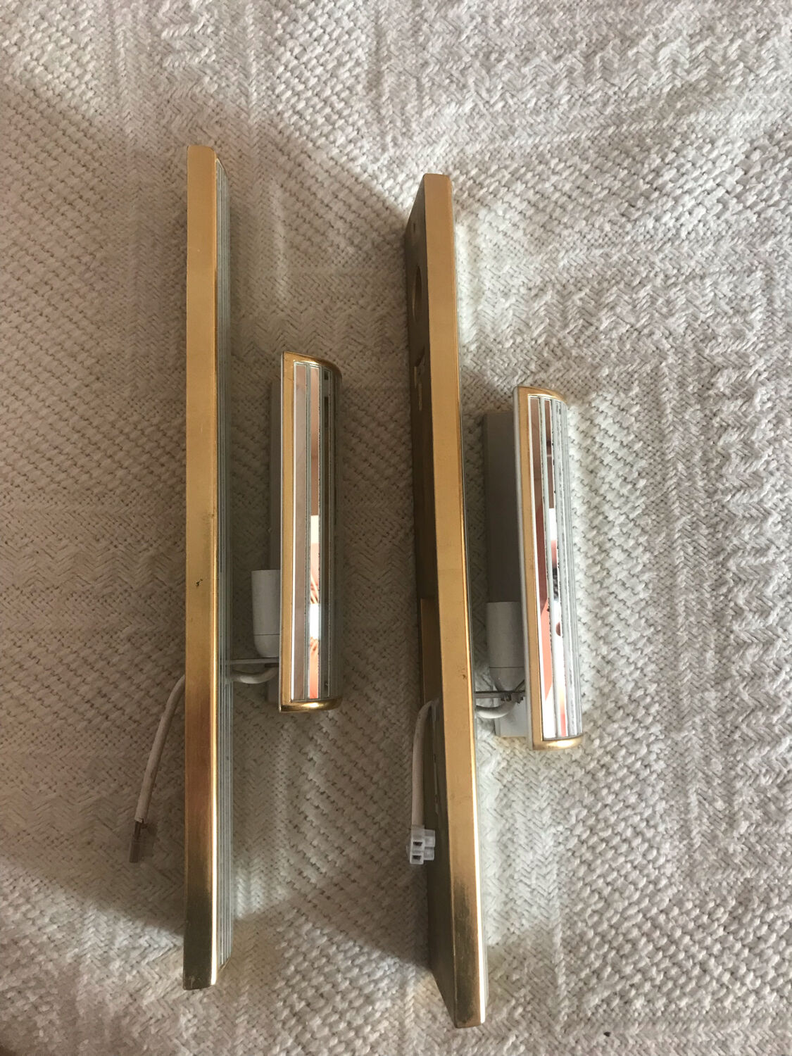 Pair of wall lamps year 70