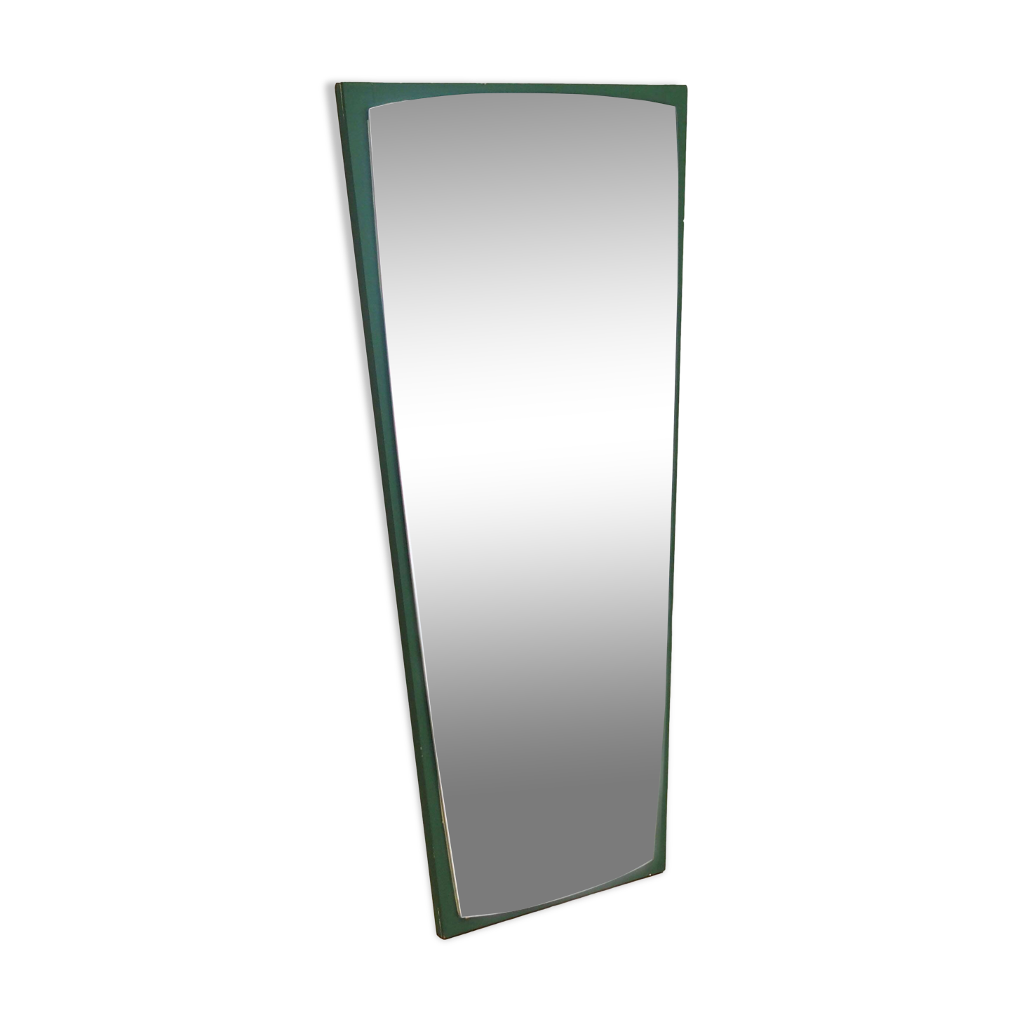 Miroir avec cadre en pin, design danois, années 1970, production : Danemark